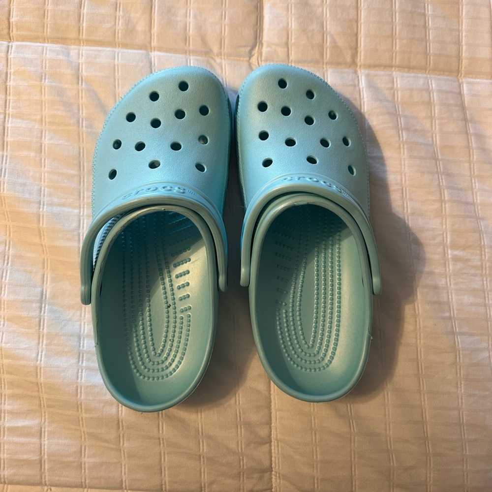 Blue Crocs